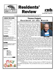 CMHCF Residents' Review