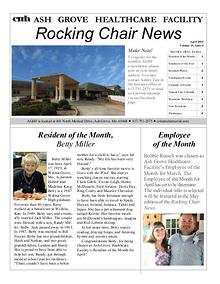 Ash Grove Healthcare Facility's Rocking Chair News