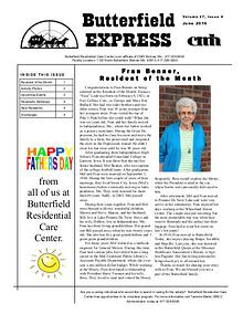 Butterfield Residential Care Center's Butterfield Express