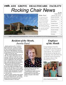 Ash Grove Healthcare Facility's Rocking Chair News