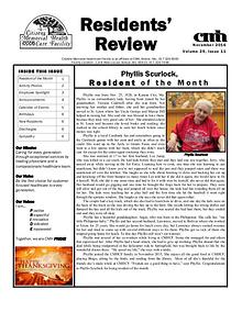 CMHCF Residents' Review