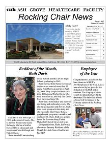 Ash Grove Healthcare Facility's Rocking Chair News