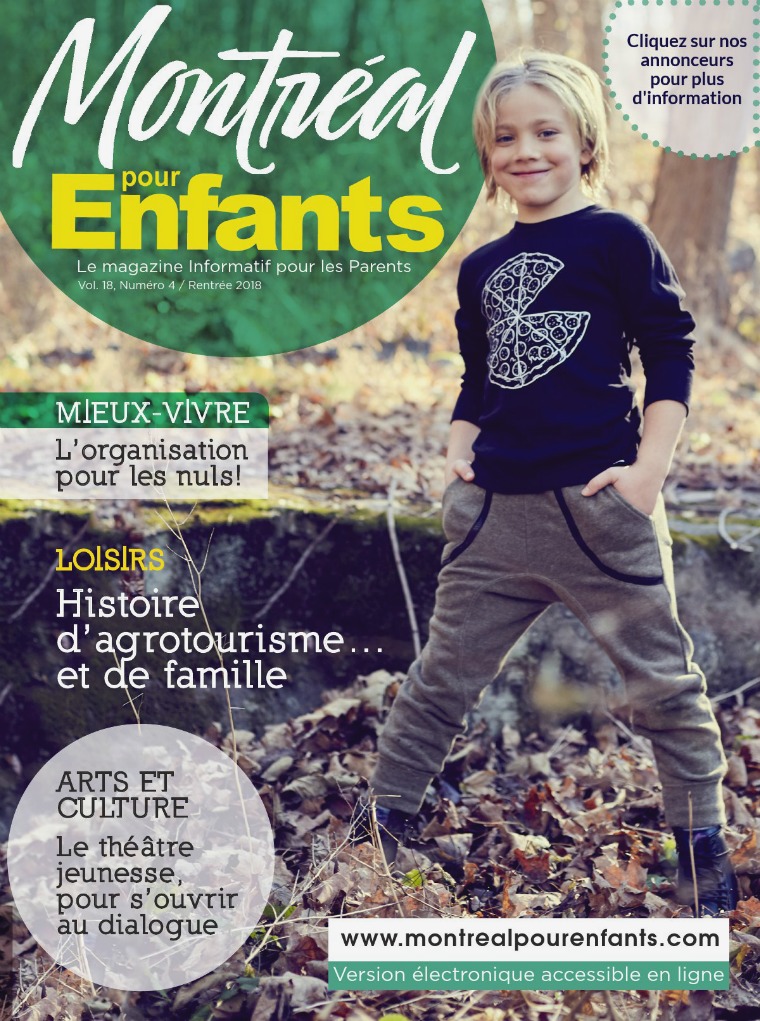 Montréal pour Enfants vol. 18 n°4 La rentrée 2018