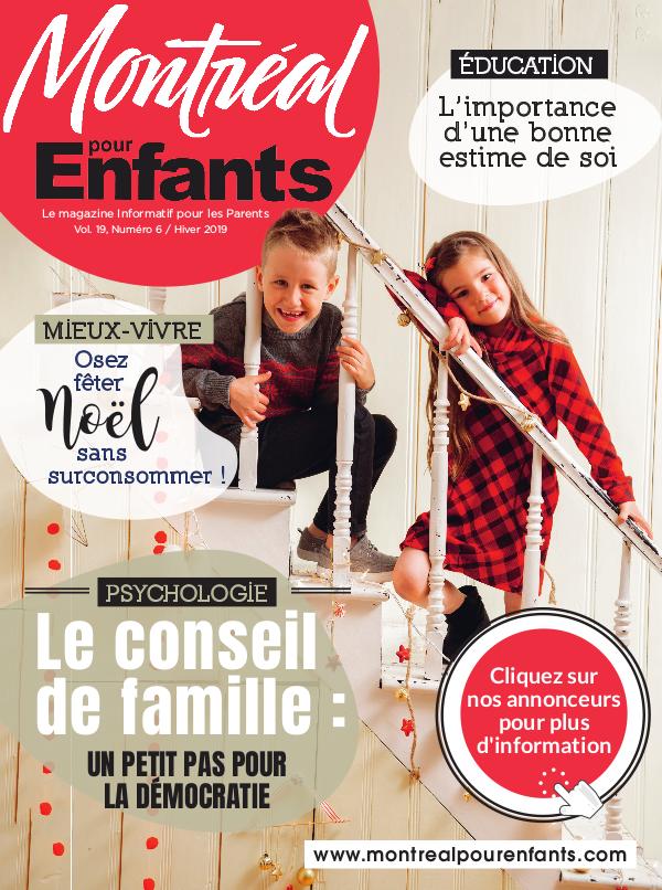 Montréal pour Enfants vol. 19 n°6 Hiver 2019