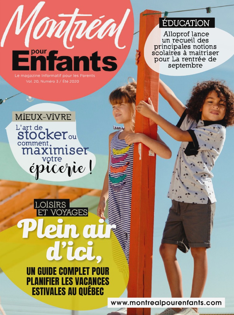 vol. 20 n°3  Été  /  Vacances en Famille