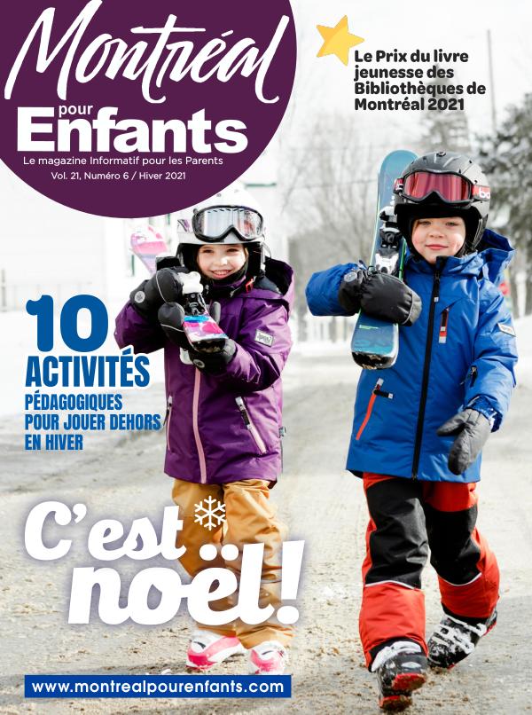 Montréal pour Enfants vol. 21 n°6 / Hiver 2021