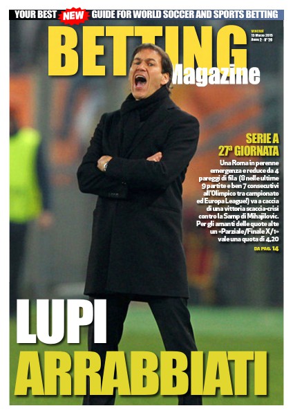 Betting Magazine BETTING Magazine numero 20 del 13 marzo 2015