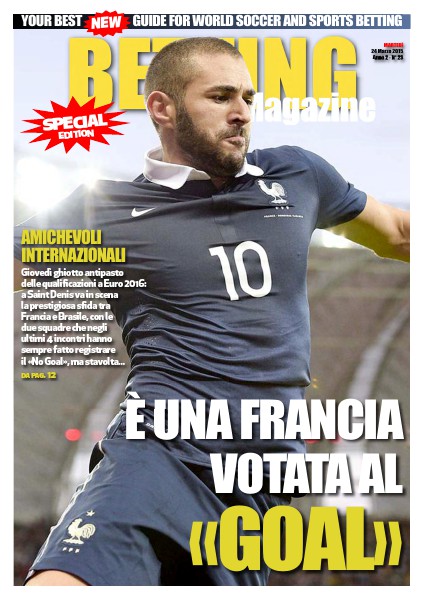 BETTING Magazine numero 23 del 24 marzo 2015