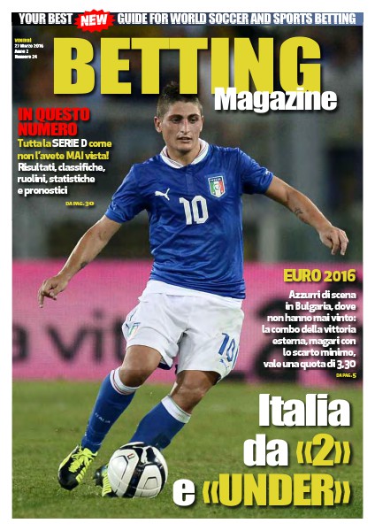 BETTING Magazine numero 24 del 27 marzo 2015