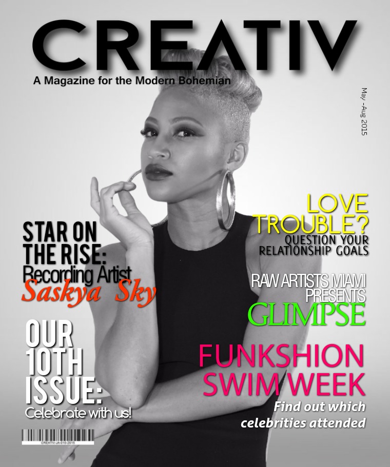 CREATIV MODERN BOHEMIAN MAGAZINE. CREATIV MAG - MAY -AUG 2015