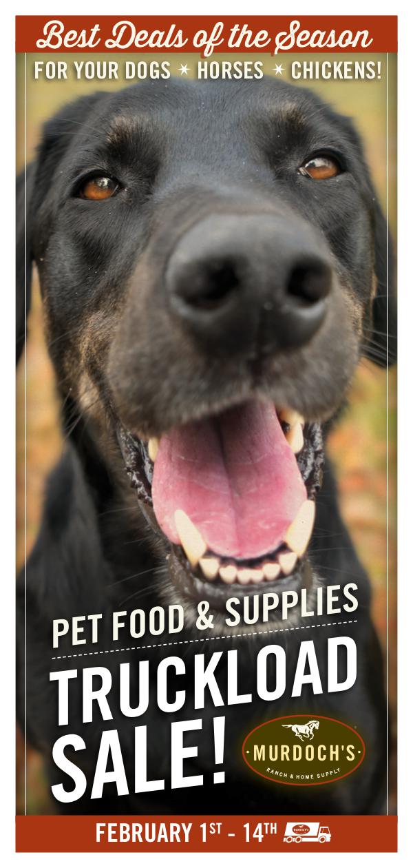 Murdoch's Sales Flyer Pet Supplies Truckload Sale