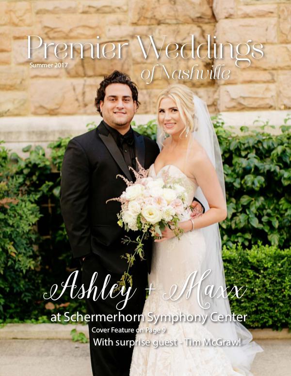 Premier Weddings of Nashville Summer 2017