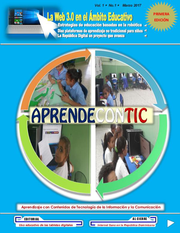 AprendeConTIC Edición 1 Volumen 1 estamos sirviendo a la educ.