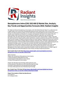 Benzophenone imine (CAS 1013-88-3) Market Size, Share, Cost and Price