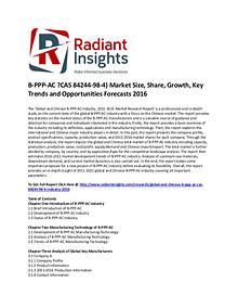 Diethyl Carbonate Market Size, Share, Cost and Price, Analysis 2016