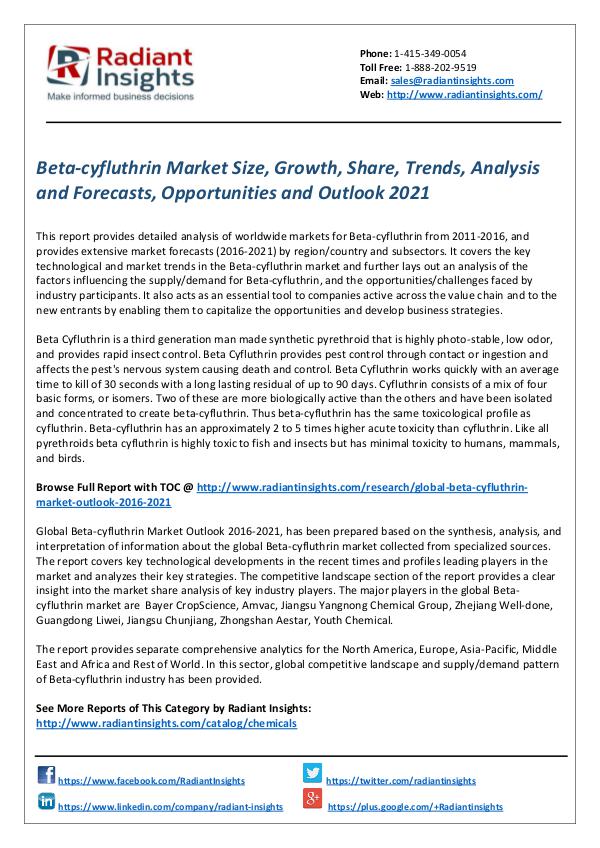 Beta-cyfluthrin Market