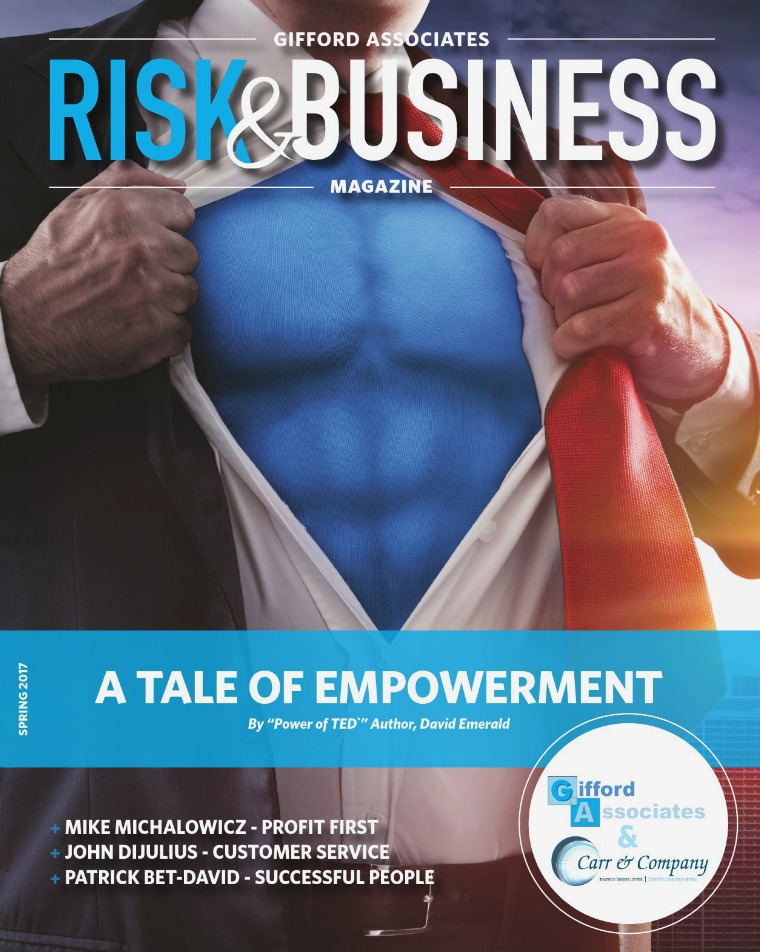 Risk & Business Magazine Gifford Associates Spring 2017