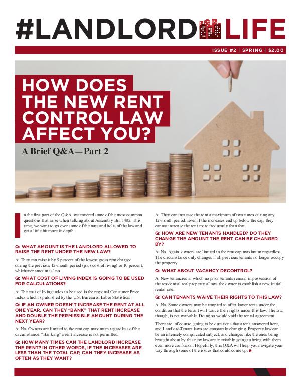 #LandlordLife Newsletter Issue 2