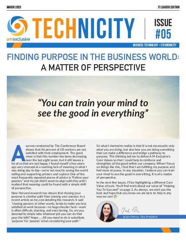 Technicity Newsletter Issue 5