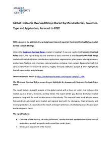 Electronic Overload Relays Market 2017