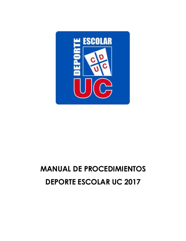 Manual Procedimientos 2017