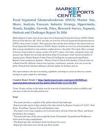 Focal Segmental Glomerulosclerosis (FSGS) Market Segmentation 2016