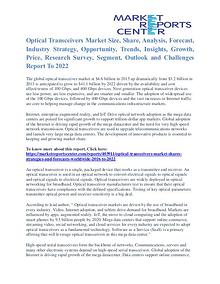 Optical Transceivers Market Size Report To 2022