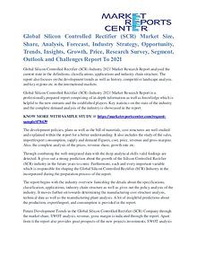 Silicon Controlled Rectifier (SCR) Market Share And Consumption 2021