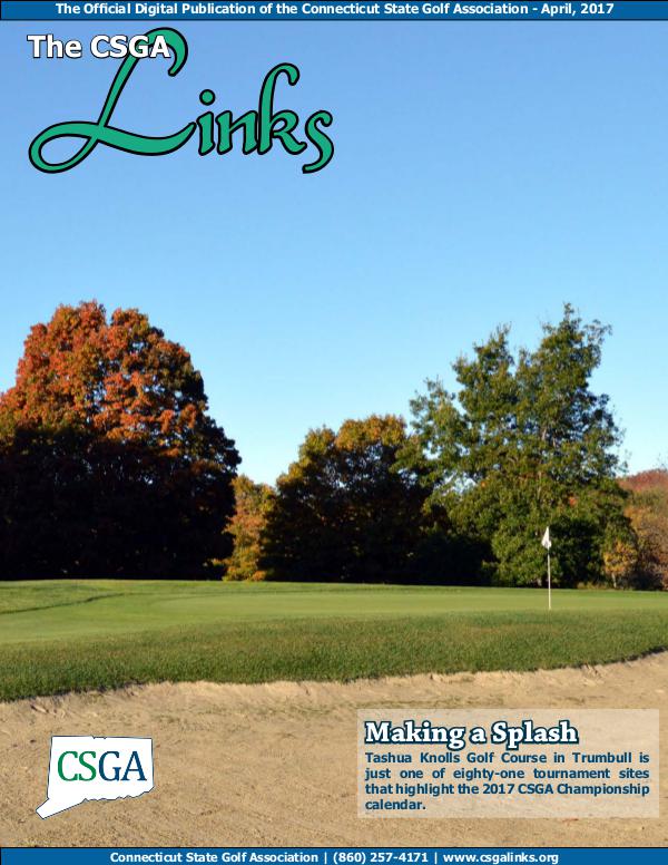 The CSGA Links Volume 5 Issue 1 April 2017