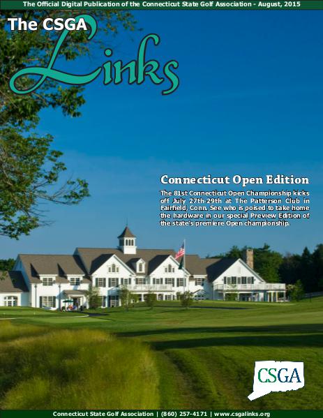 The CSGA Links Volume 3 Issue 5 August 2015