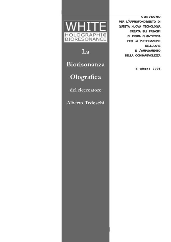 La Scienza dello Spirito La Tecnologia White