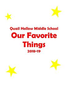 QHMS Favorite Things 2018-19