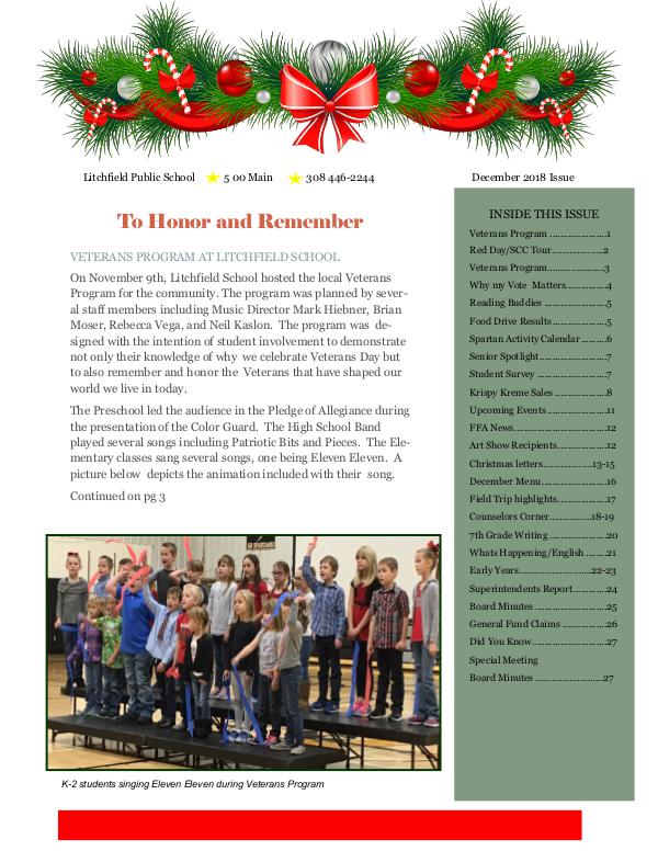 December Newsletter