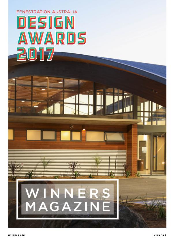 Fenestration Australia Design Awards Winners Magazine 2017