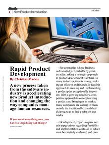 Rapid Product Development