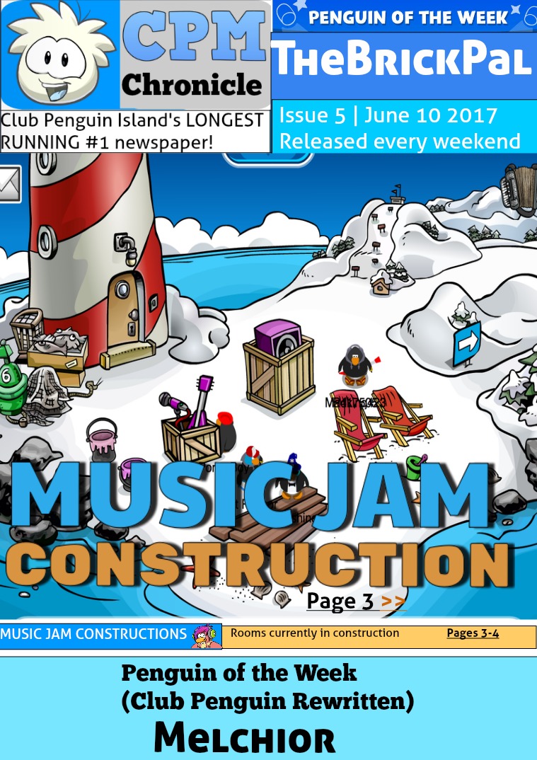 Club Penguin Metro Chronicle Issue 5 | 11 Jun. 2017