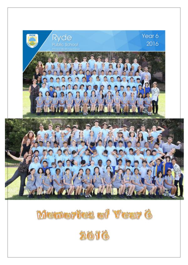 Year 6 - 2016 Volume 1