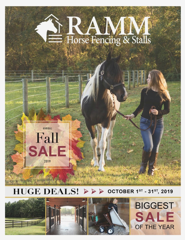 2019 Fall Sale 2019 RAMM Fall Sale