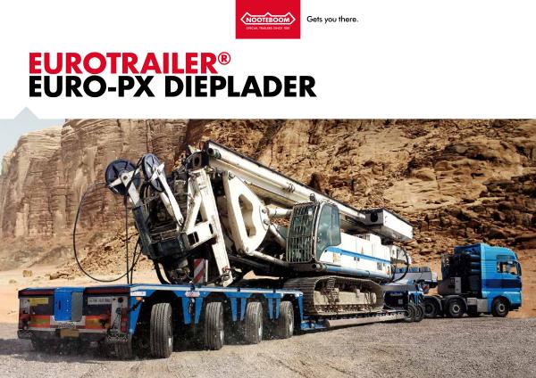 Eurotrailer dieplader