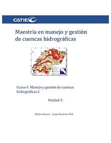 Unidad 3. Curso Manejo  de cuencas I