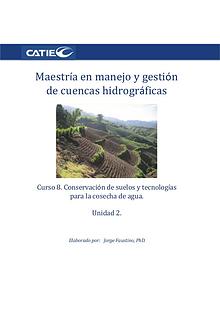 Curso- Conservación de suelos y tecnología de agua.  Unidad 2. Maestr