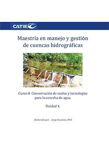 Curso- Conservación de suelos y tecnología de agua.  Unidad 4. Maestr