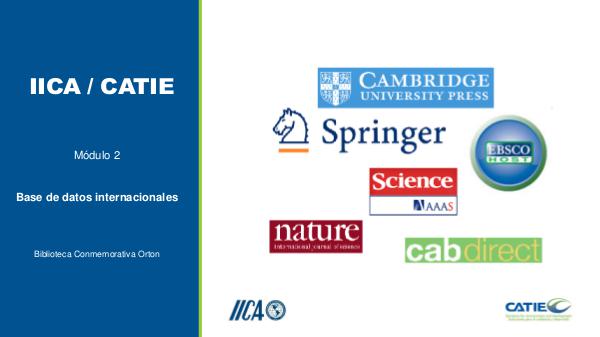 M2. Bases de datos internacionales Módulov2