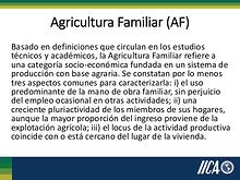 Agricultura familiar y poscosecha