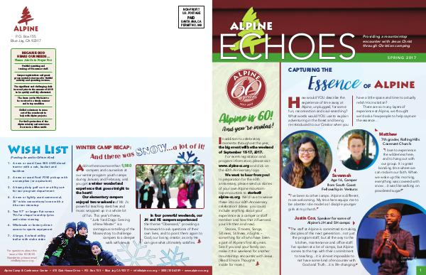 Alpine Echoes Spring Edition