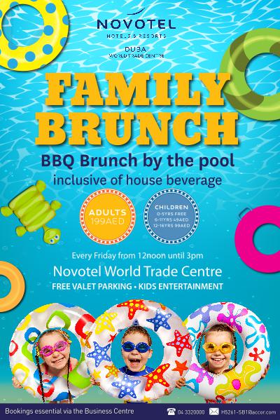 FRIDAY FAMILY BRUNCH AT NOVOTEL WORLD TRADE CENTRE Oct. 2015