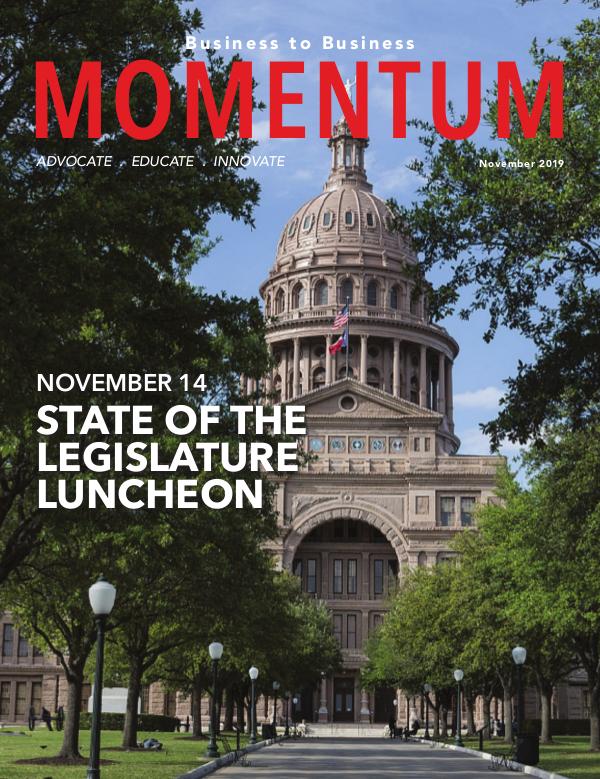 Momentum - Business to Business Online Magazine MOMENTUM November 2019