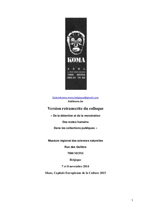 Colloque Julius Koma COLLOQUE corrigé le 4 juin 2017