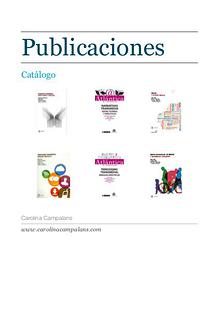 Catálogo de publicaciones