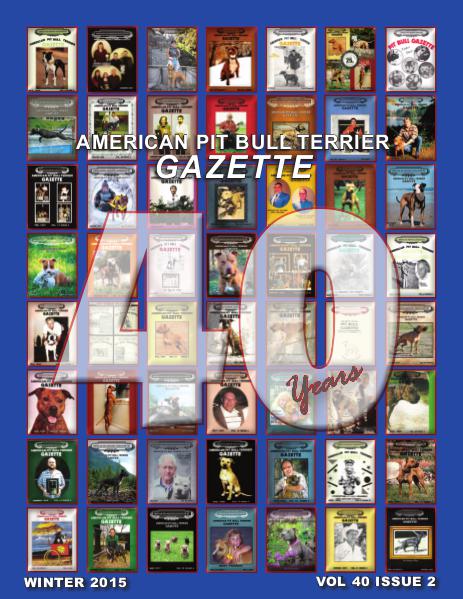 American Pit Bull Terrier Gazette Volume 40 Issue 2